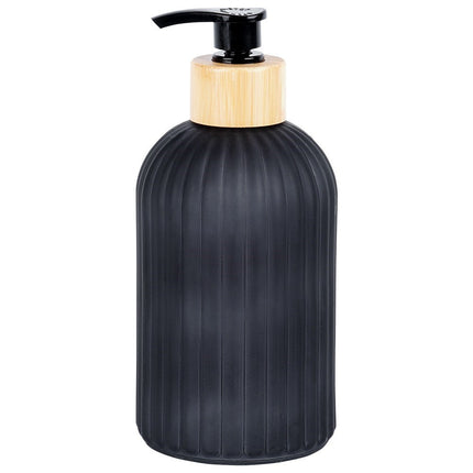 Zeepdispenser Glas Zwart