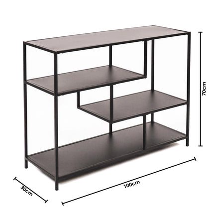 Metalen Boekenkast - 4 Compartimenten