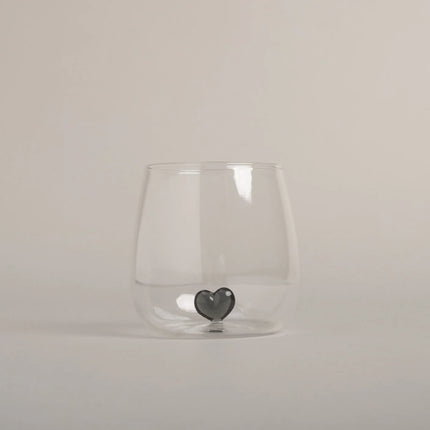 Design Drinkglas met 3D Hart
