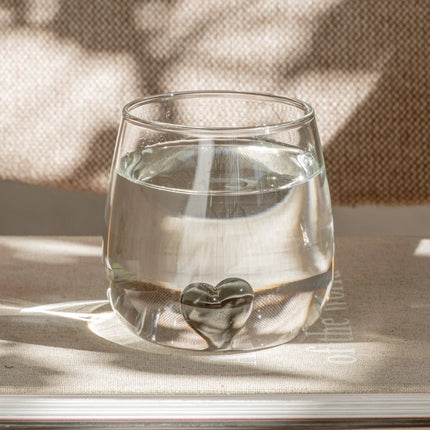 Design Drinkglas met 3D Hart