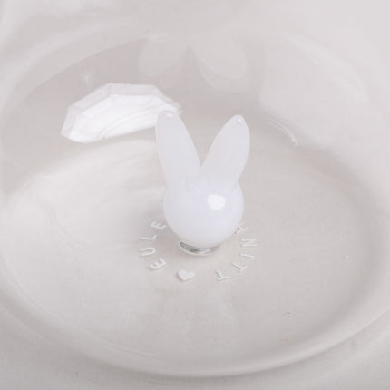 Design Drinkglas met 3D konijn