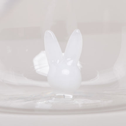 Design Drinkglas met 3D konijn