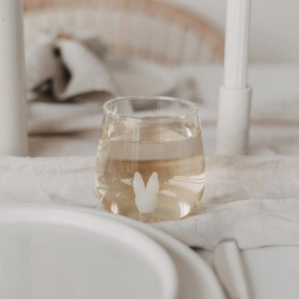 Design Drinkglas met 3D konijn